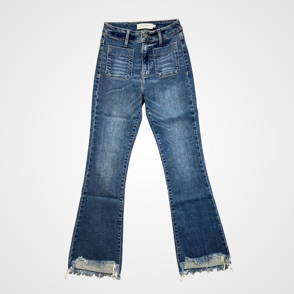 Hidden Jeans Skinny Jeans Women's Size 24 Blue Distressed